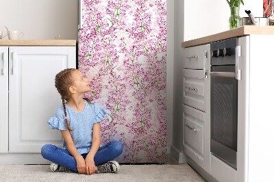 Mata magnetyczna na lodówkę Fioletowe kwiaty