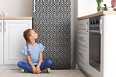 Mata magnes na lodówkę Wzór geometryczny