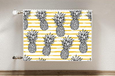 Mata magnesowa na kaloryfer Ananas