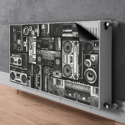 Magnes dekoracjny na kaloryfer Old school boombox