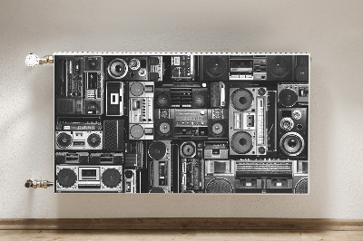 Magnes dekoracjny na kaloryfer Old school boombox