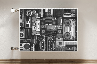 Magnes dekoracjny na kaloryfer Old school boombox