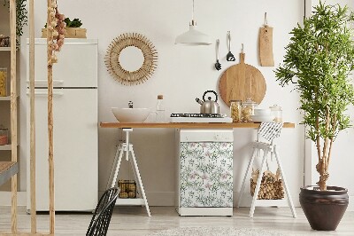 Magnes ozdobny na zmywarkę Różowe orchidee