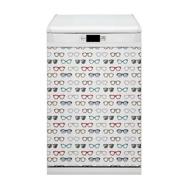 Magnetyczna osłona na zmywarkę Retro okulary