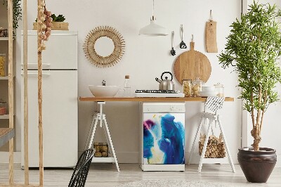 Magnetyczna osłona zmywarki Niebieskie plamy