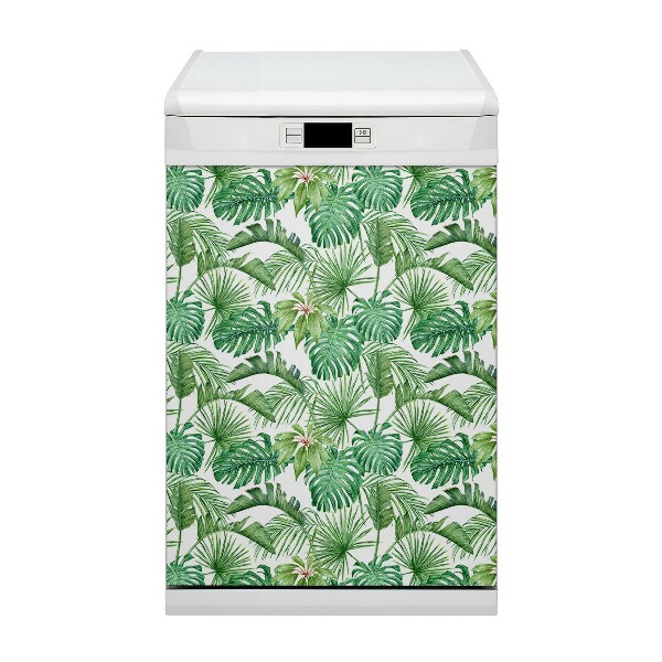 Ozdobna mata na zmywarkę Palma i Monstera