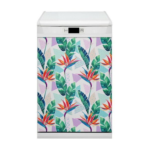 Mata na zmywarkę Tropikalna flora