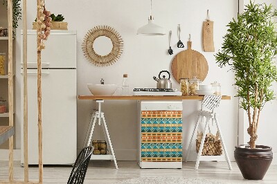 Magnetyczna osłona zmywarki Wzór styl navajo