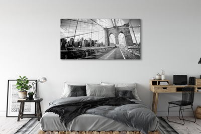 Obraz akrylowy Most wieżowce