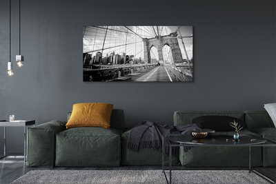 Obraz akrylowy Most wieżowce