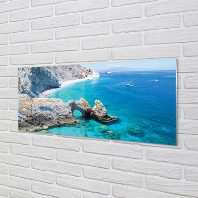 Obraz akrylowy Grecja Plaża morze wybrzeże