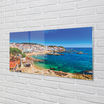 Obraz akrylowy Hiszpania Plaża miasto wybrzeże