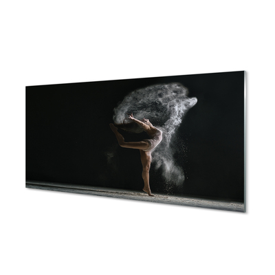 Obraz akrylowy Kobieta dym