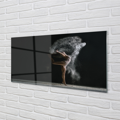 Obraz akrylowy Kobieta dym