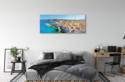 Obraz akrylowy Grecja Morze miasto wybrzeże