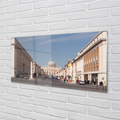 Obraz akrylowy Rzym Katedra budynki ulice