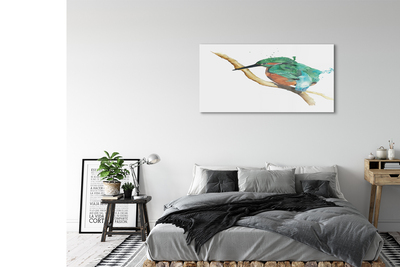 Obraz akrylowy Kolorowa malowana papuga