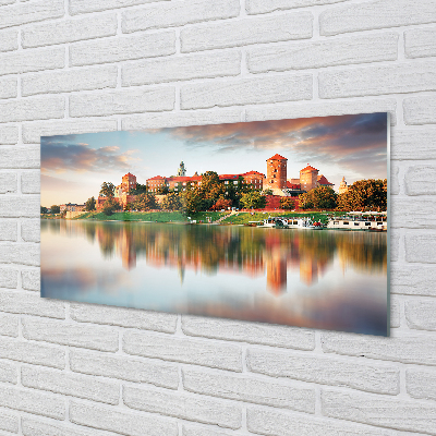 Obraz akrylowy Kraków Zamek rzeka