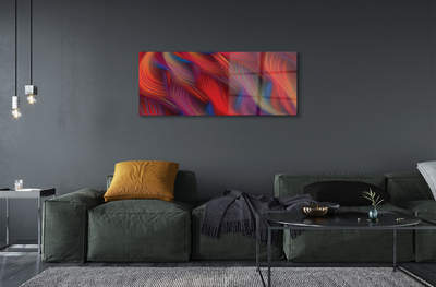 Obraz akrylowy Kolorowe paski fraktale