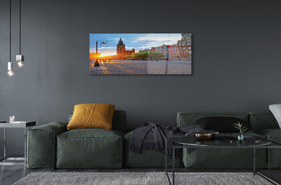 Obraz akrylowy Gdańsk Stare miasto wschód słońca