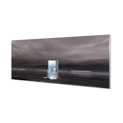 Obraz akrylowy Morze drzwi niebo