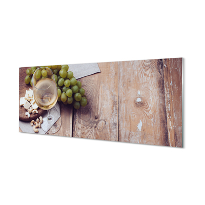 Obraz akrylowy Kieliszek orzechy winogrona