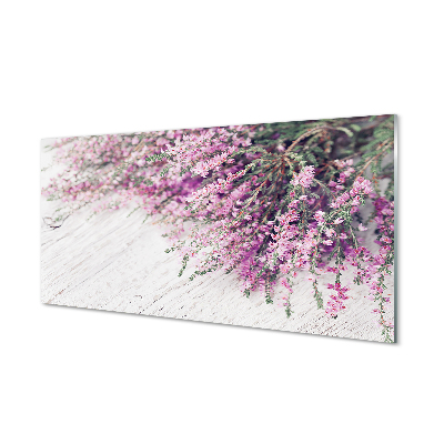 Obraz akrylowy Kwiaty deski