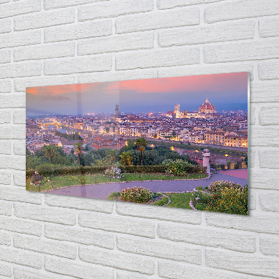 Obraz akrylowy Włochy Panorama rzeka