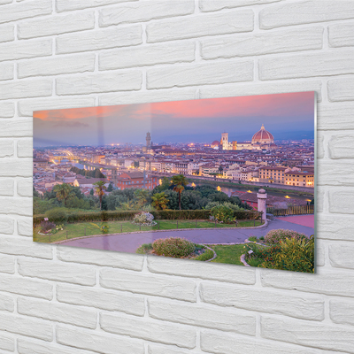 Obraz akrylowy Włochy Panorama rzeka
