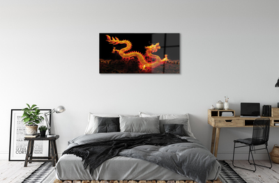 Obraz akrylowy Złoty smok