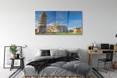 Obraz akrylowy Włochy Krzywa wieża katedra
