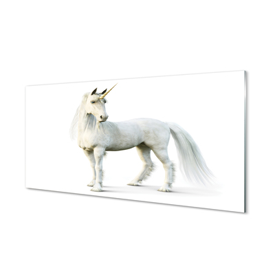 Obraz akrylowy Biały jednorożec