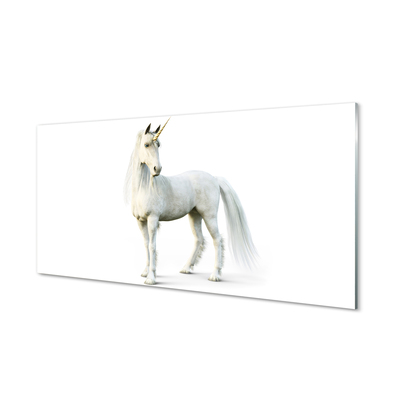 Obraz akrylowy Biały jednorożec