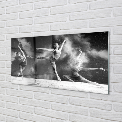 Obraz akrylowy Kobiety baletnice dym