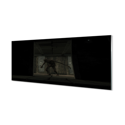 Obraz akrylowy Zombie budynek ciemno