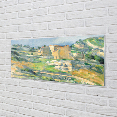 Obraz akrylowy Domy w Prowansji - Paul Cézanne