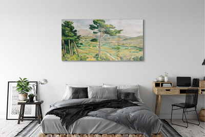 Obraz akrylowy Góra Św. Wiktorii i wiadukt w dolinie rzeki Arc - Paul Cézanne
