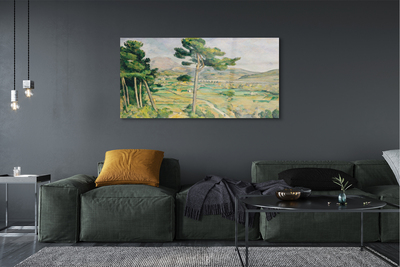 Obraz akrylowy Góra Św. Wiktorii i wiadukt w dolinie rzeki Arc - Paul Cézanne