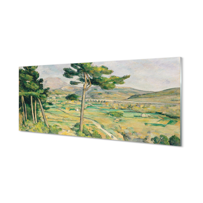Obraz akrylowy Góra Św. Wiktorii i wiadukt w dolinie rzeki Arc - Paul Cézanne