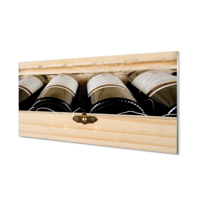 Obraz akrylowy Butelki wina w pudełku