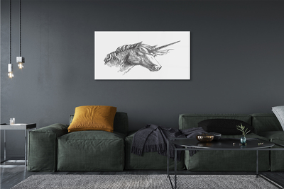 Obraz akrylowy Rysunkowy jednorożec