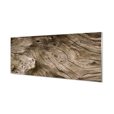 Obraz akrylowy Drewno słoje sęki