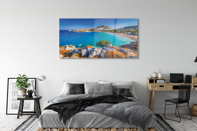 Obraz akrylowy Grecja Wybrzeże panoramy plaża