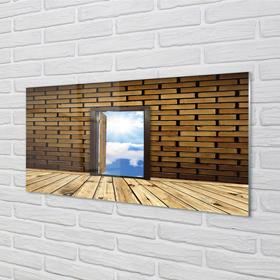Obraz akrylowy Drzwi niebo 3d