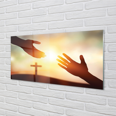 Obraz akrylowy Ręce krzyż