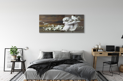 Obraz akrylowy Śpiący anioł kwiaty