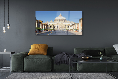 Obraz akrylowy Rzym Katedra ulice budynki
