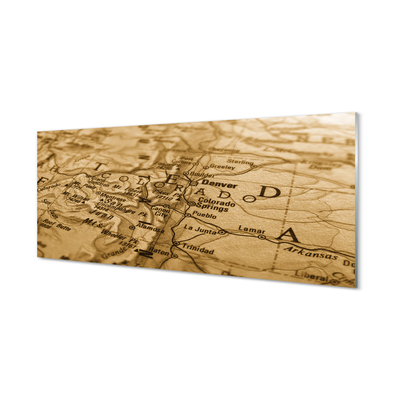 Obraz akrylowy Stara mapa