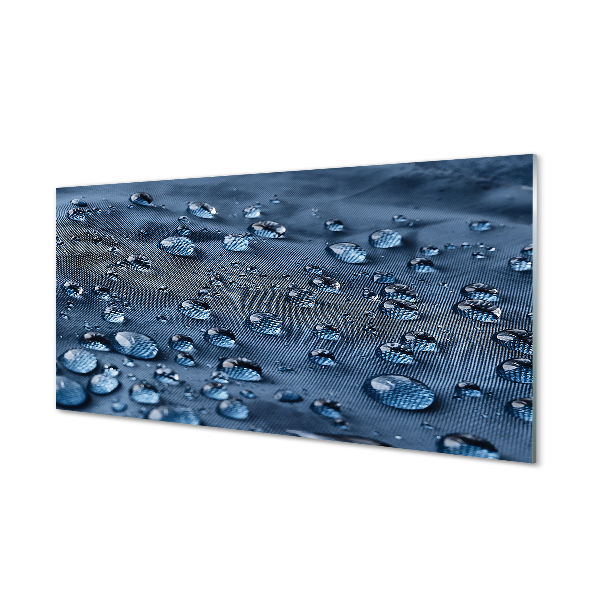 Obraz akrylowy Krople makro woda
