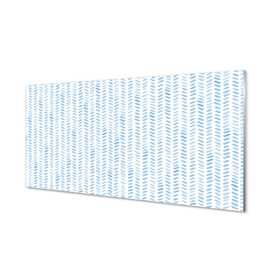 Obraz akrylowy Niebieskie paski jodełka